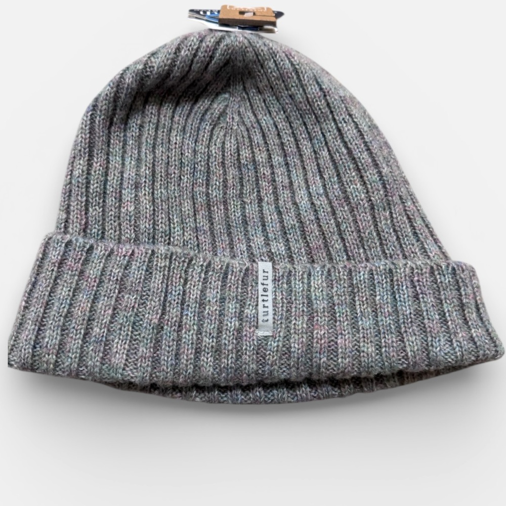 Turtle Fur Clara Ribbed Knit Lined Beanie w/pastel colors NWT